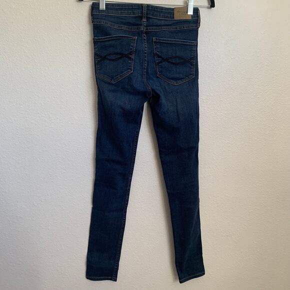 5/$25 Abercrombie & Fitch High Rise Super Skinny Jeans in Medium Blue Wash - Picture 2 of 5